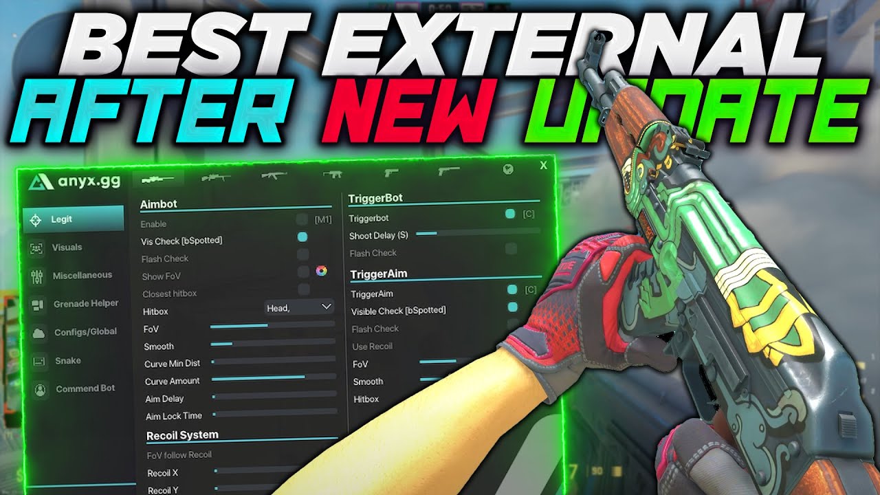 The BEST External Cheat After The New Update (Anyx CS2)