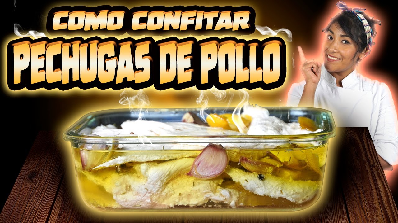 Como confitar PECHUGAS DE POLLO (Ricas, Tiernas y Jugosas!!) para complementar tus platos! 😋#shorts