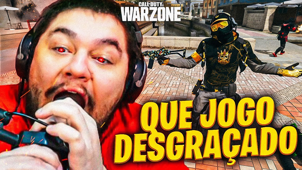 BURG&Atilde;O LEVA FUMO E DA RAGE QUIT NO COD WARZONE