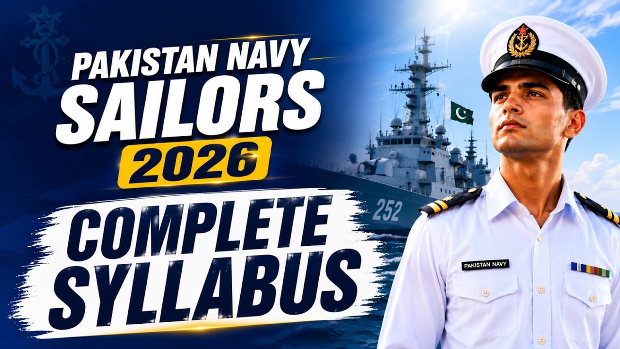 Pak Navy Sailor Jobs 2026 |Navy Sailor Test Preparation|Pak Navy Sailor Test Pattern , Syllabus