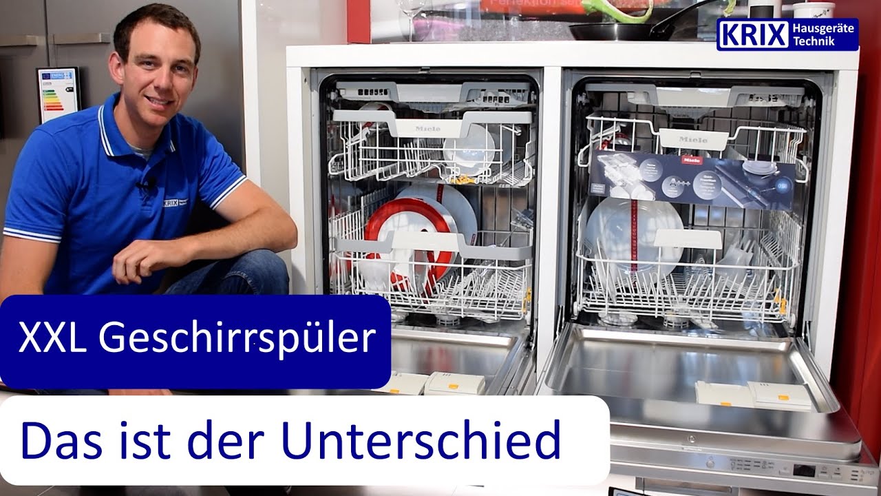 Unterschied XXL Geschirrsp&uuml;ler und normale Sp&uuml;lmaschine - Wann ben&ouml;tige ich ein XXL-Geschirrsp&uuml;ler