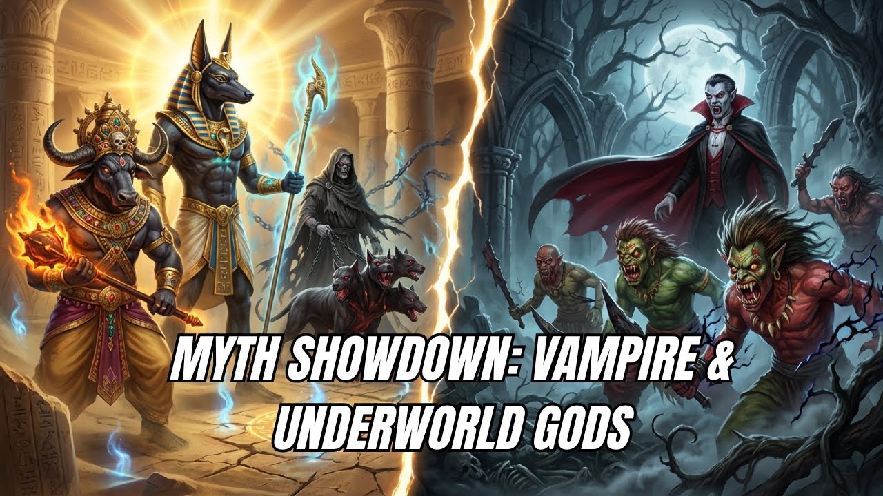 East vs West Legends: Vampire Origins & Gods of the Underworld