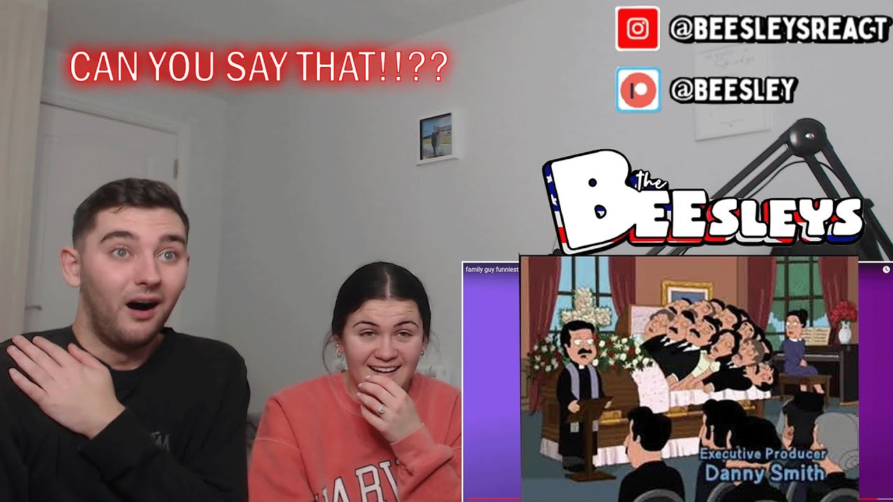 British Couple Reacts to FAMILY GUY - FUNNIEST RACIAL STEREOTYPES!