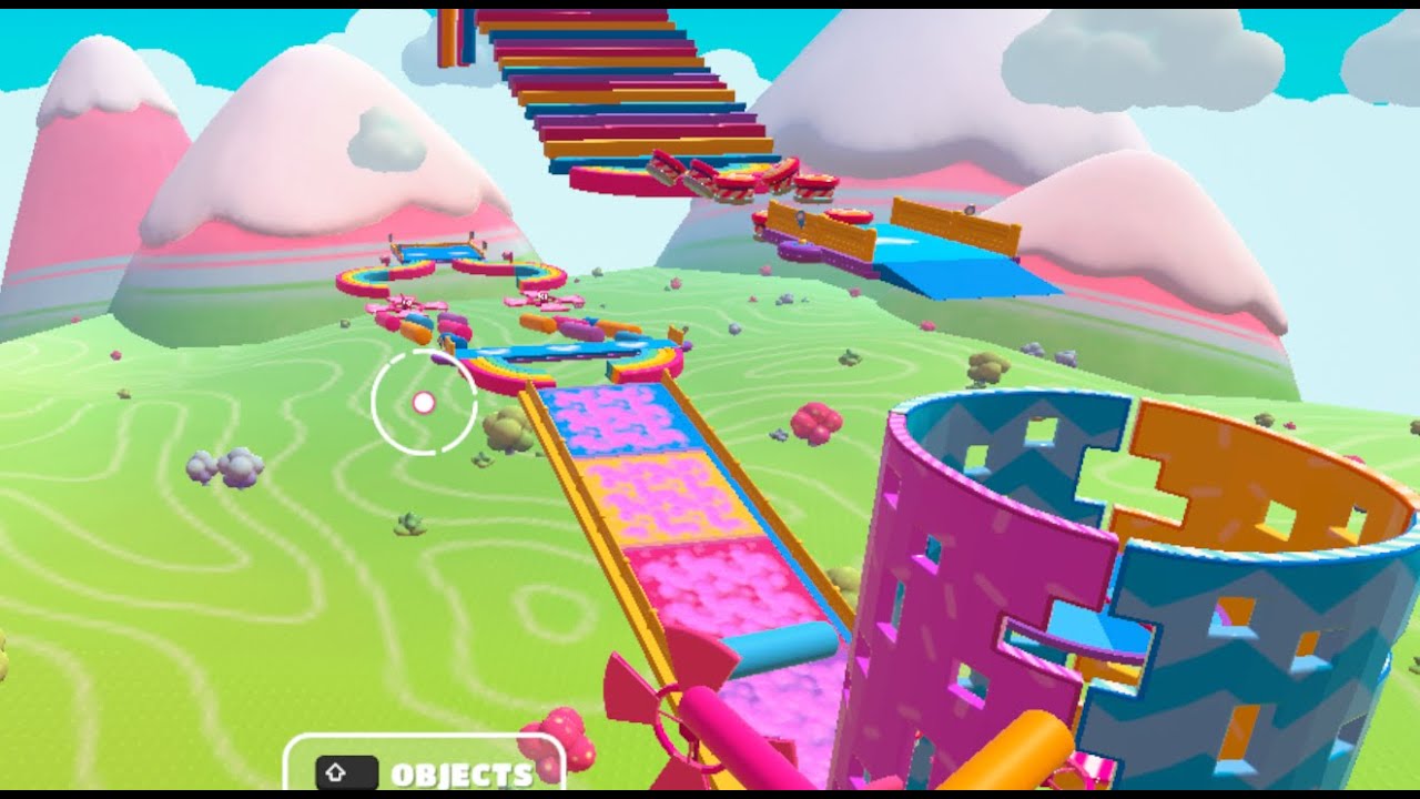 FALL GUYS NEW CUSTOM MAP (RAINBOW RISE)