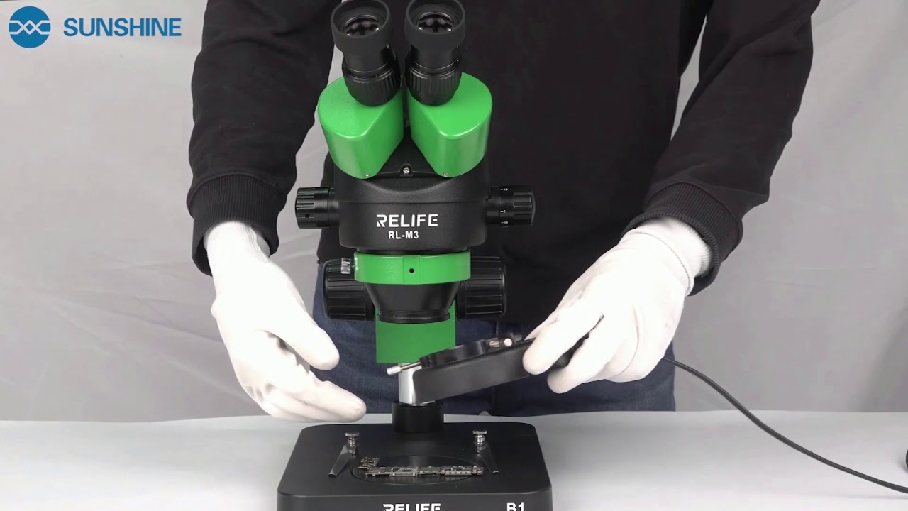 microscope Tutorial, RELIFE RL-M3&nbsp;Binocular HD stereo microscope