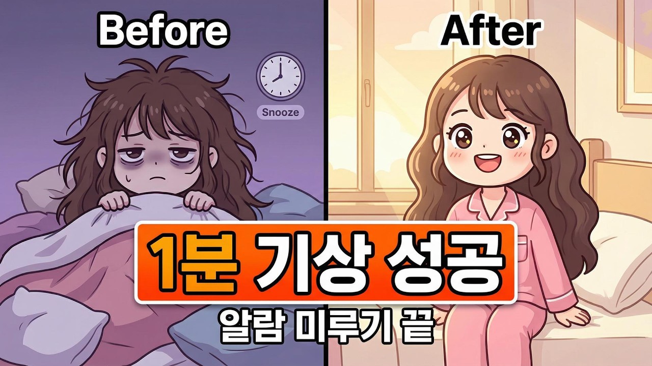 베개와 약속하면 일찍 일어난다?