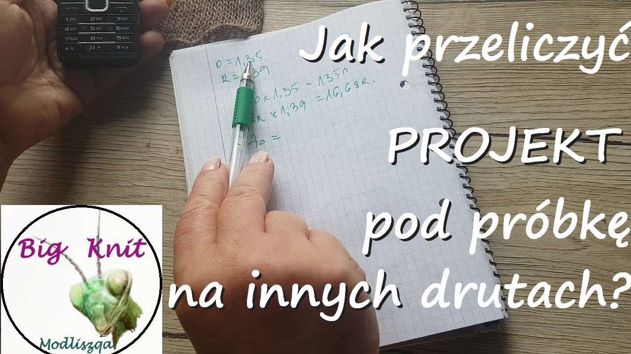 Inna próbka niż w projekcie jak to przeliczyć lub dopasować?