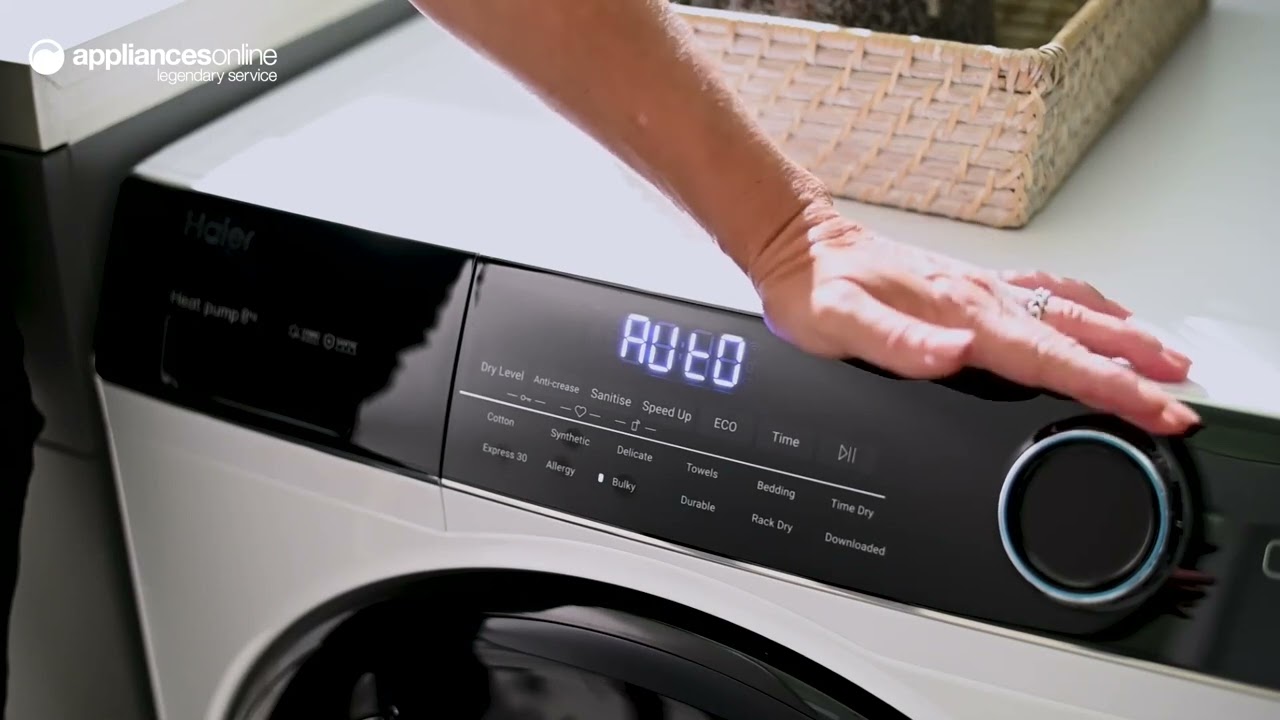 Обзор продукта: сушильная машина Haier HDHP80AN1 с тепловым насосом (8 кг)