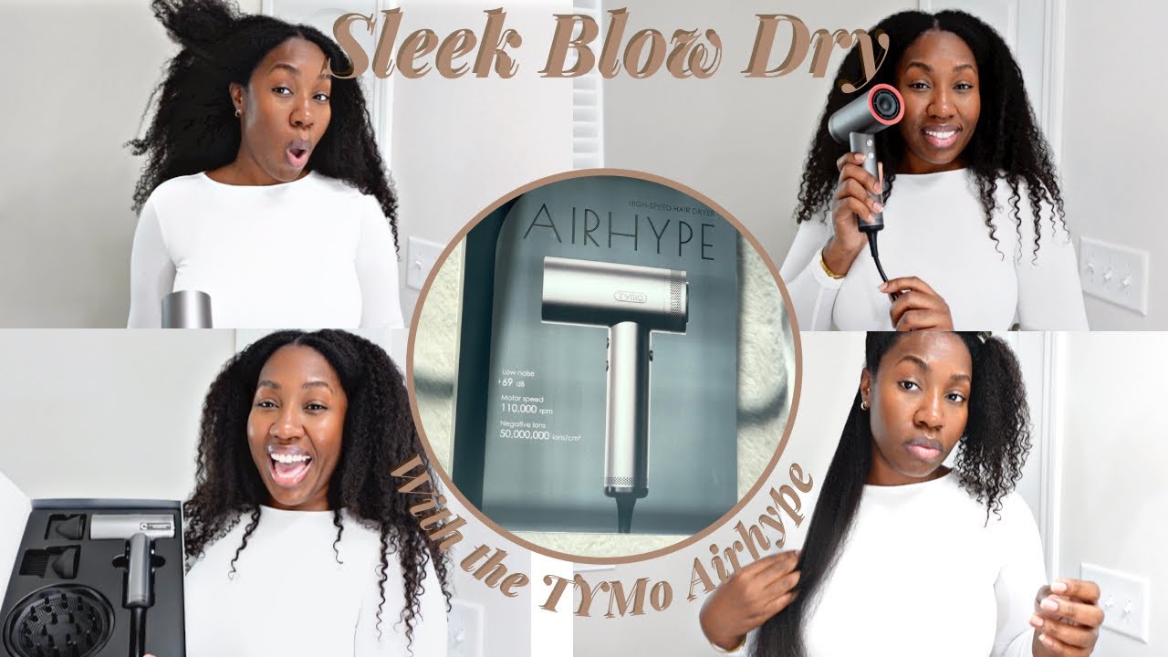 My BEST Blow Dry Results? | LONG NATURAL STRETCHED HAIR | TYMO NEW GENERATION HAIR DRYER