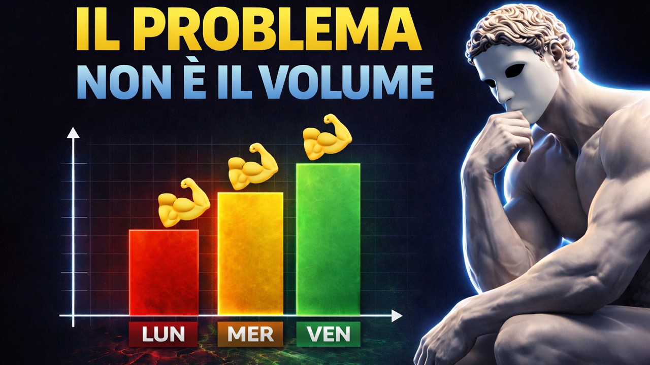 Il problema NON è il VOLUME d'allenamento: è come lo distribuisci