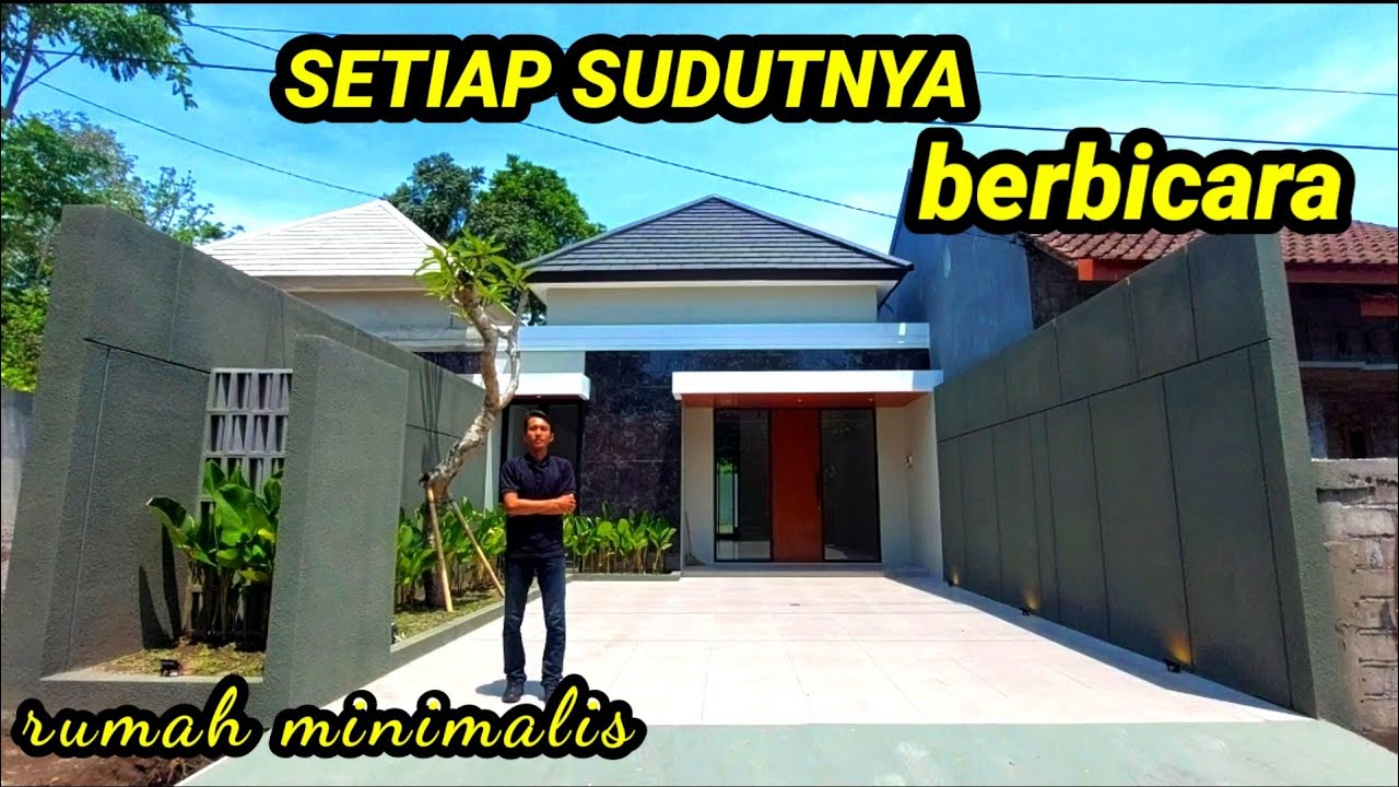 Eps 10 ~Rumah Minimalis Tanahnya Luas 🏠 Rumah Sleman Jogja Utara