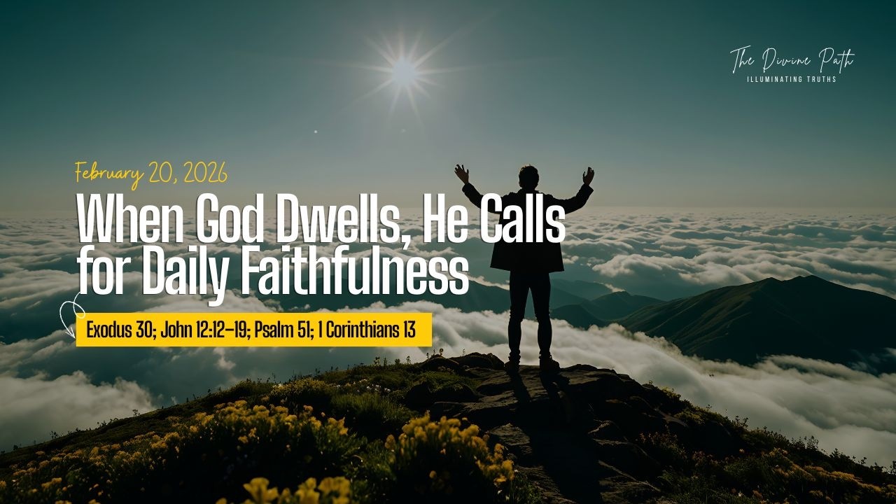 When God Dwells, He Calls for Daily Faithfulness | FEBRUARY 20, 2026