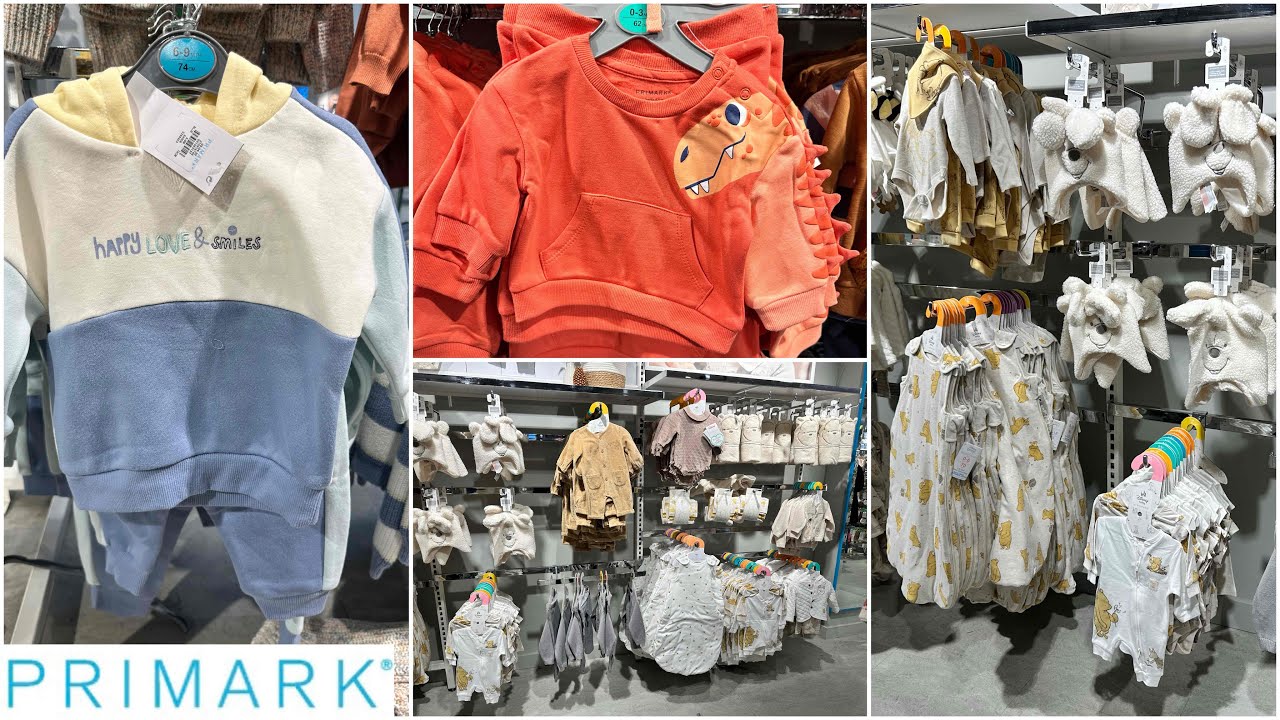 Primark newborn baby boys clothes new collection - December 2023