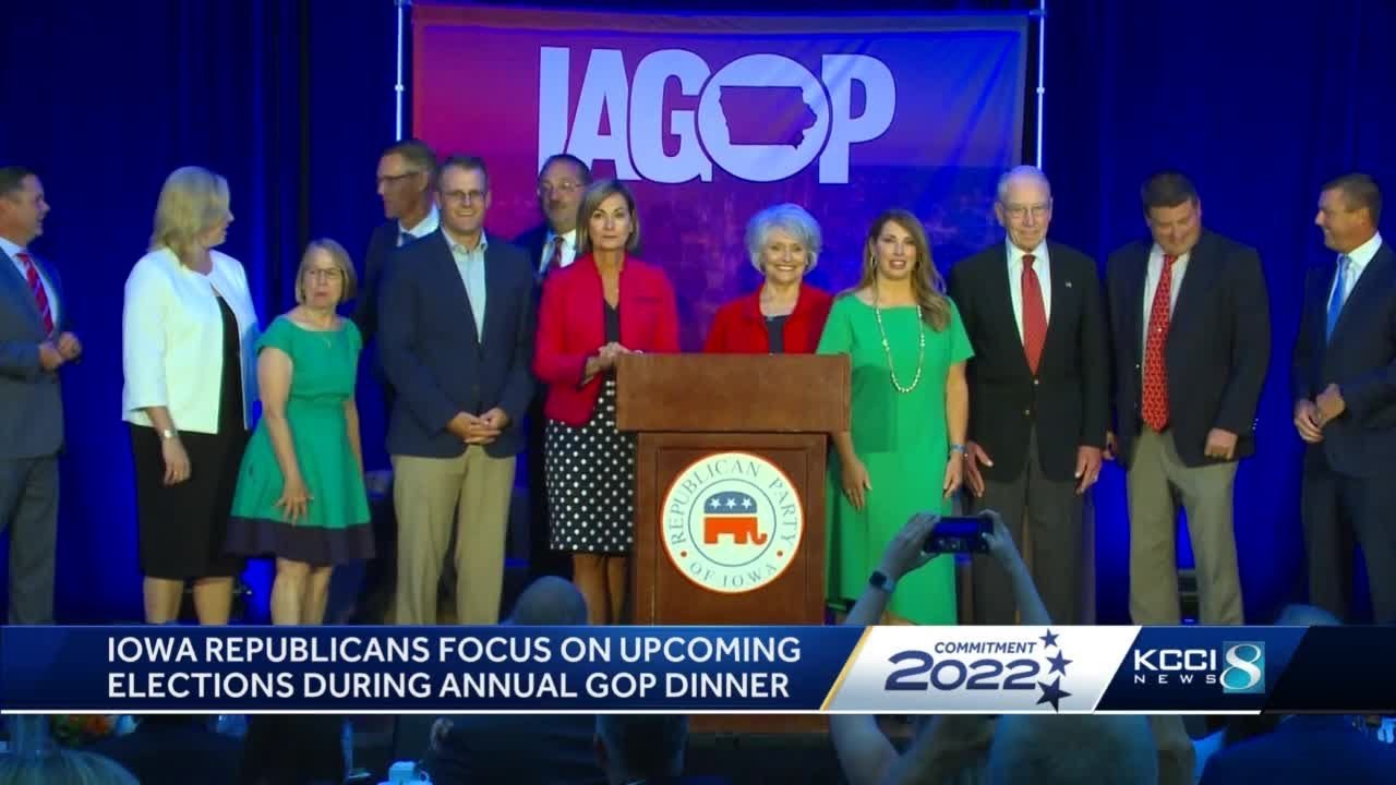 Iowa Republicans focus on upcoming elections during annual GOP dinner