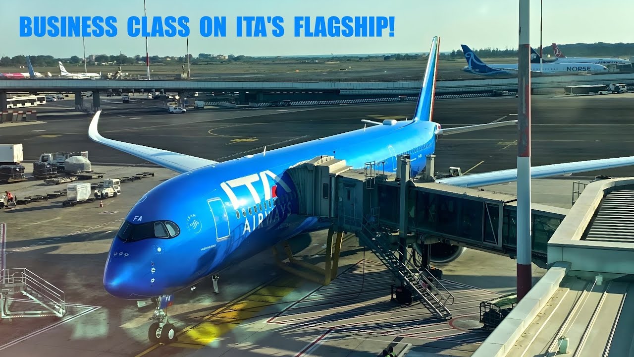 TRIP REPORT | ITA Airways [Business Class] Airbus A350-900 | EZE-FCO | AZ683