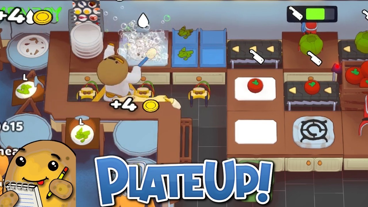 Chop Drop and Chomp! Solo Salad Food Card Challenge! PlateUp!