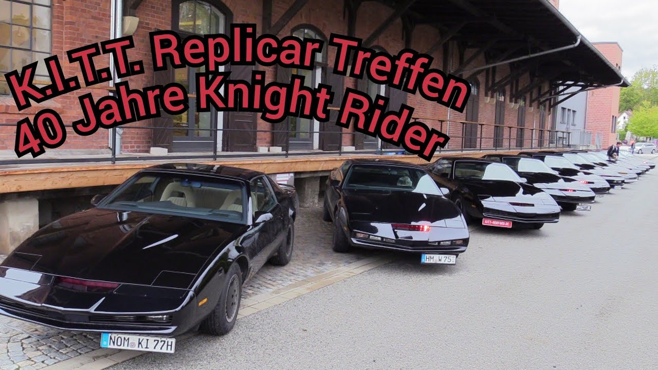 K.I.T.T. Replicar Treffen - 40 Jahre Knight Rider 2022 #knightrider #knightriderdeutschland #kitt
