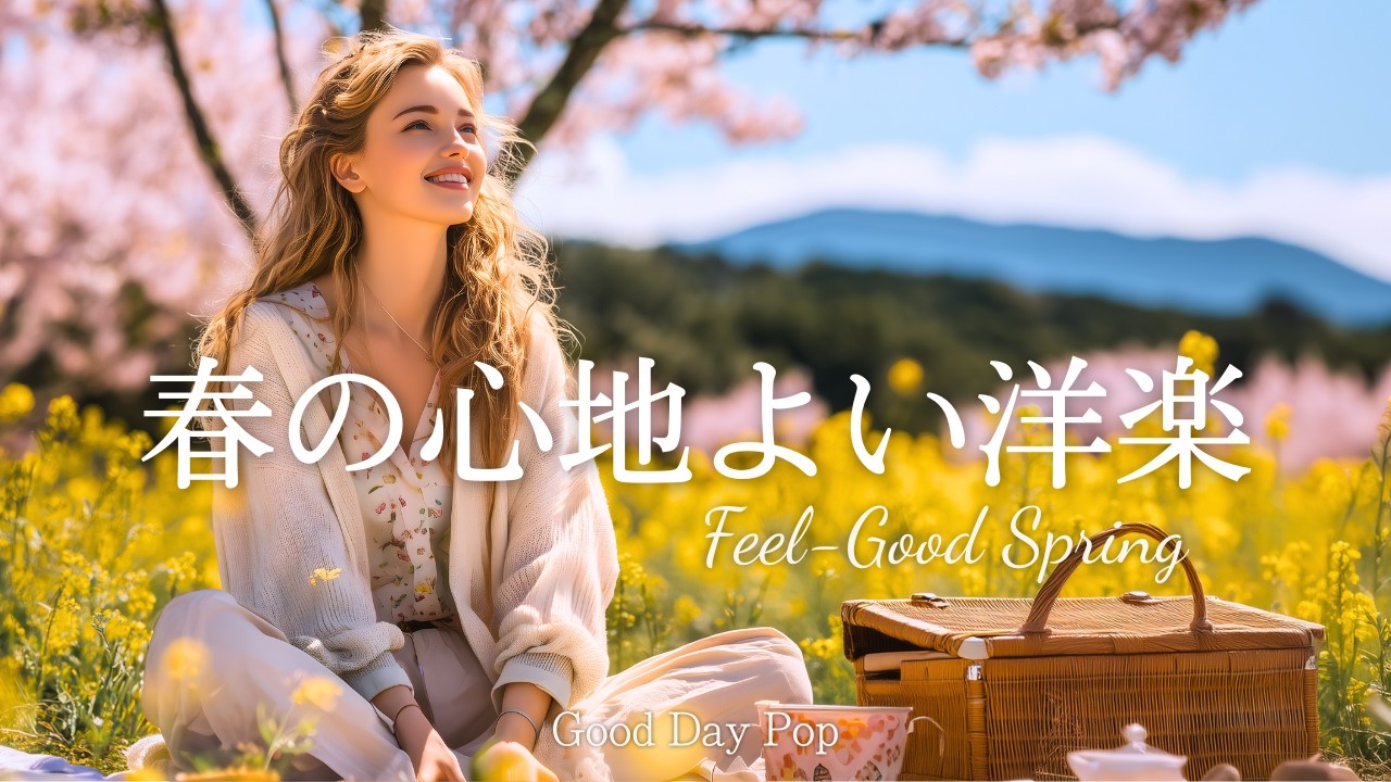 【作業用BGM】春の風を感じる✨おしゃれで爽やかな洋楽メドレー｜朝BGM｜Feel-Good Spring