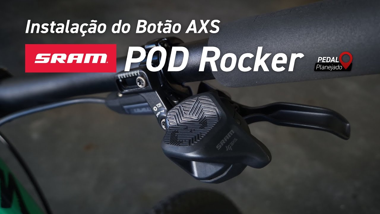 Instalação do Botão Sram POD Rocker | Upgrade | Pedal Planejado 4K