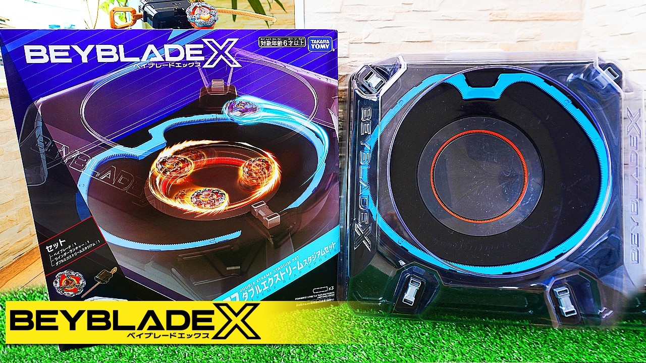 ARENA MOTORIZADA! Unboxing DOUBLE XTREME STADIUM SET + BEAR SCRATCH ベイブレードX