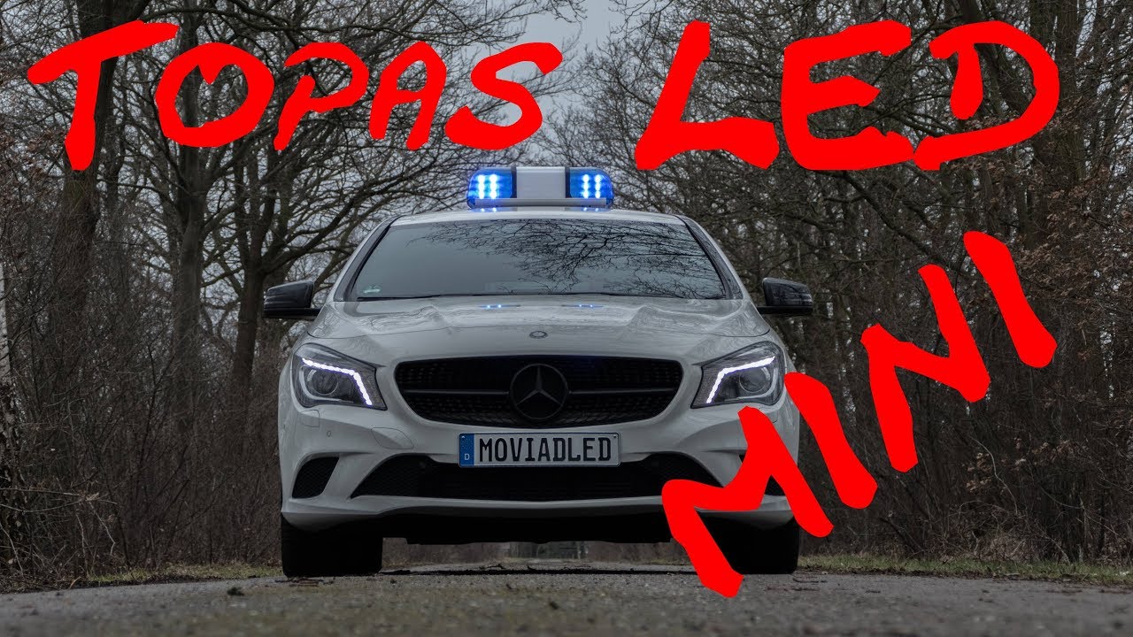 Mobiler Pintsch Bamag Topas LED Mini Blaulichtbalken