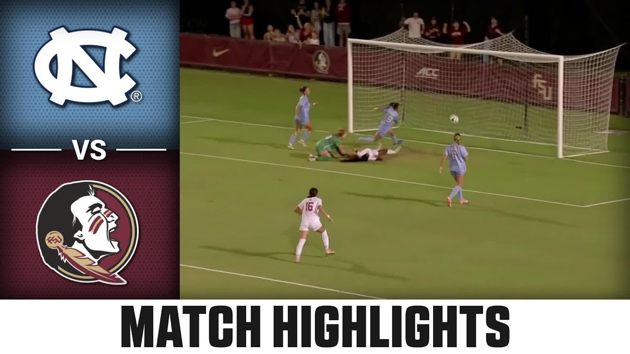 North Carolina vs. Florida State Match Highlights | 2024 ACC Women's Soccer
