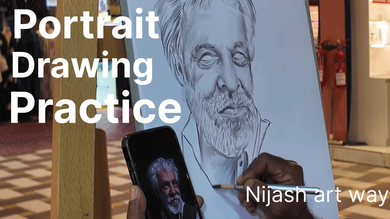 Portrait drawing practice