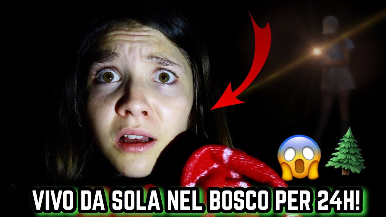 VIVO DA SOLA NEL BOSCO PER 24H! *pauroso* ♕