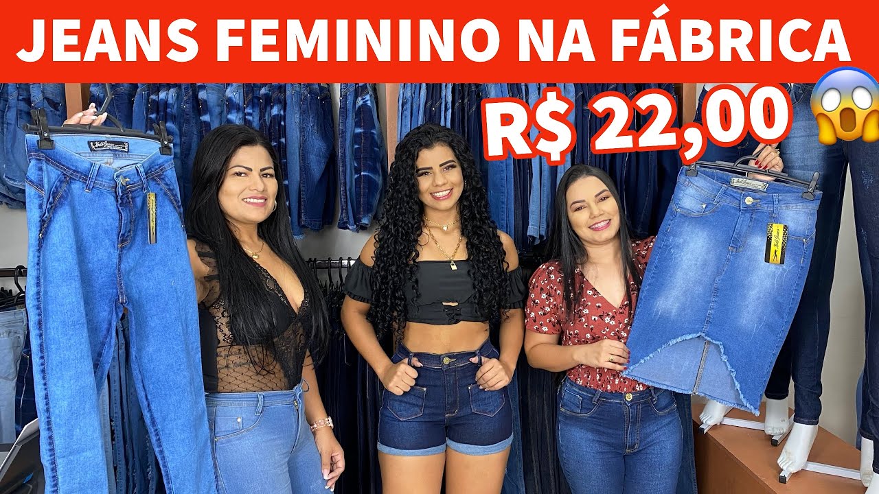 AMEI 😍 JEANS FEMININO NO ATACADO EM GOIÂNIA