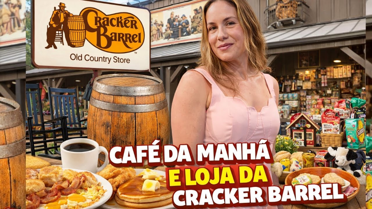 FUI NA CRACKER BARREL 😱🧸 | Loja Completa + Café da Manhã Maravilhoso