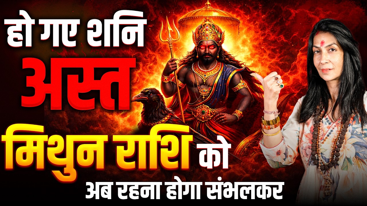 शनि अस्त 13 मार्च से 22 अप्रैल 2026: मिथुन राशि को अब रहना होगा संभलकर | #gemini