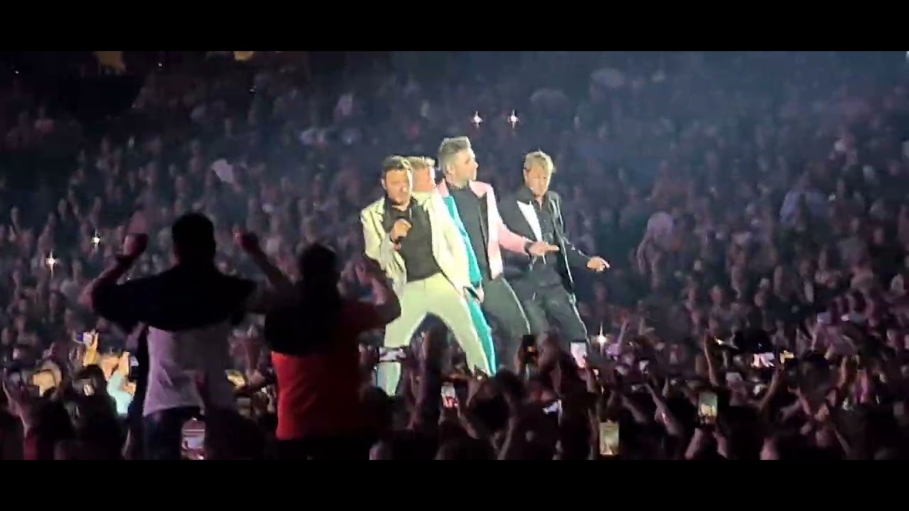 westlife singing world of our own in Dublin 8th of July 2022