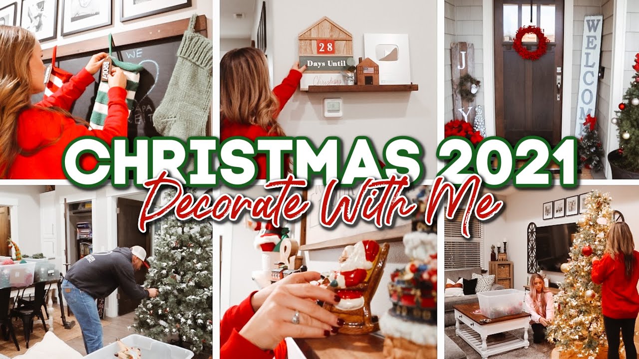 CHRISTMAS 2021 DECORATE WITH ME // Simple, Classic Christmas Decor