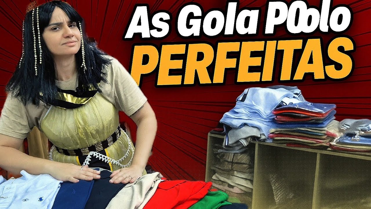 🚨 Essa é a gola polo que faz lojista LUCRAR! Veja os detalhes e o acabamento!