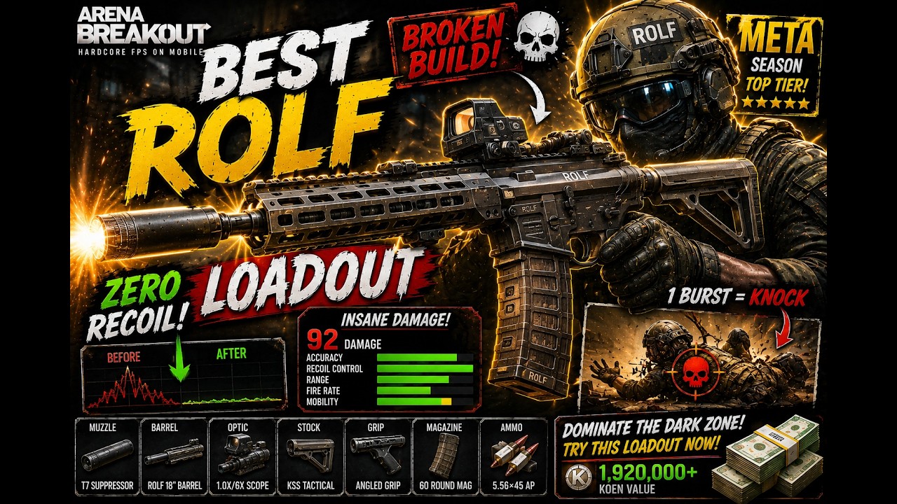 Arena Breakout: Pro Tips to Master Rolf & Tactical Gear ( Part 1)