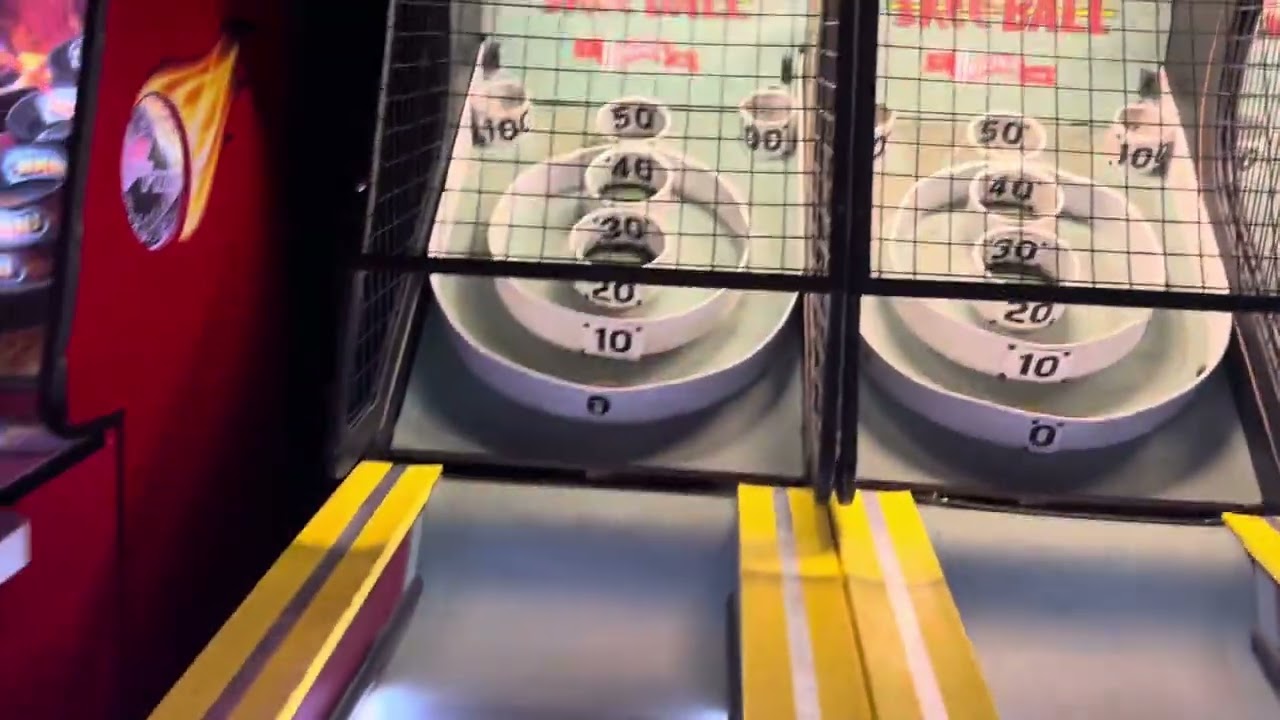 Skee-ball inc. 2009 Skee-ball classic alley arcade at Dave & Buster’s (Now gone)