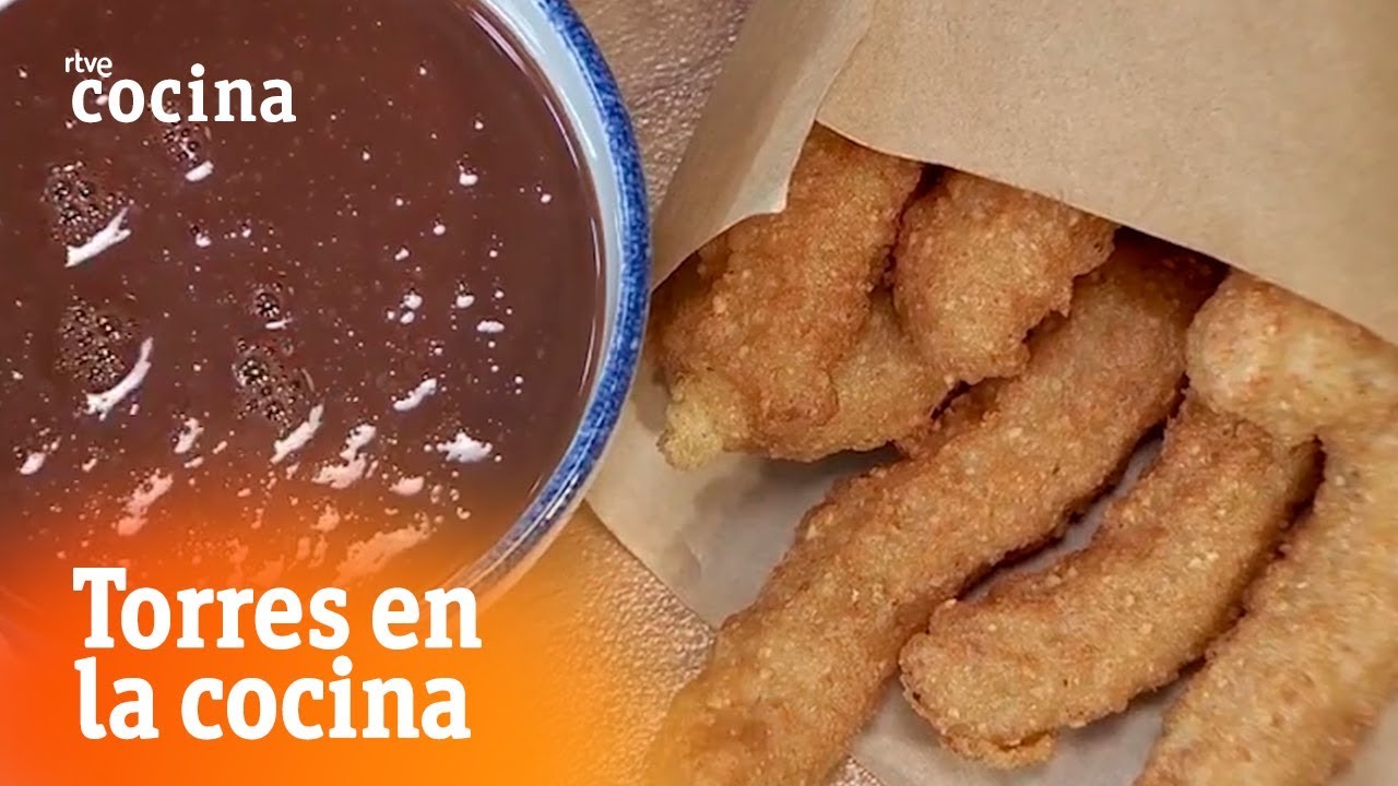 Cómo hacer Churros con chocolate - Torres en la Cocina | RTVE Cocina