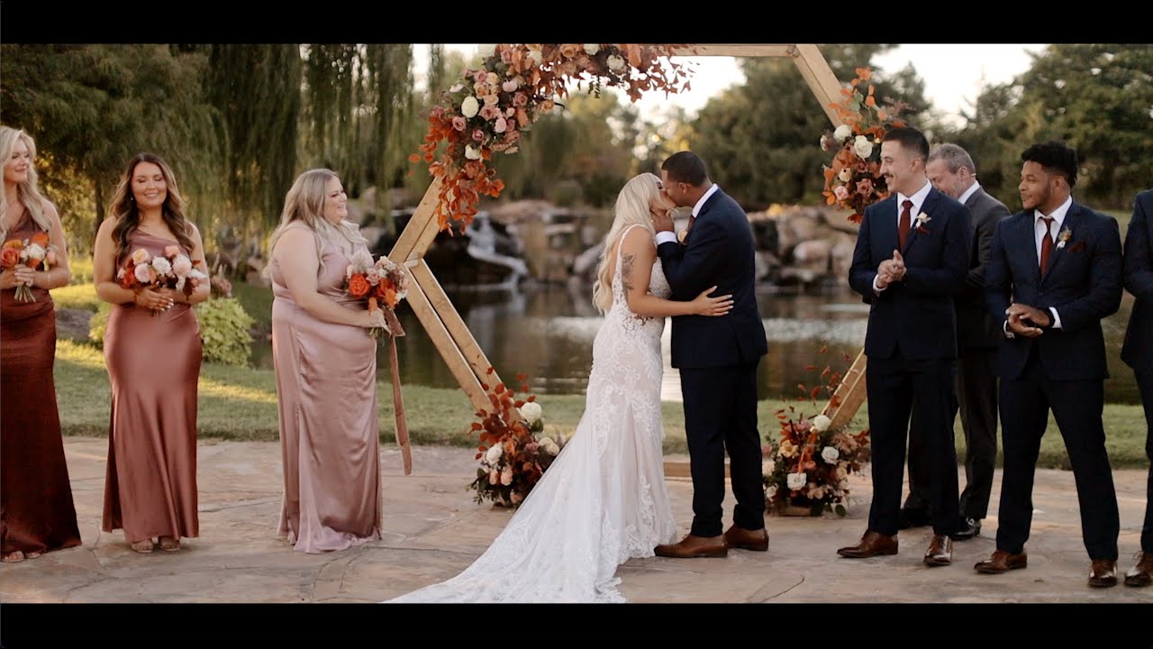 When He See's Her For The FIrst Time 😍| A Beautiful Sunset Wedding at Coles Garden.