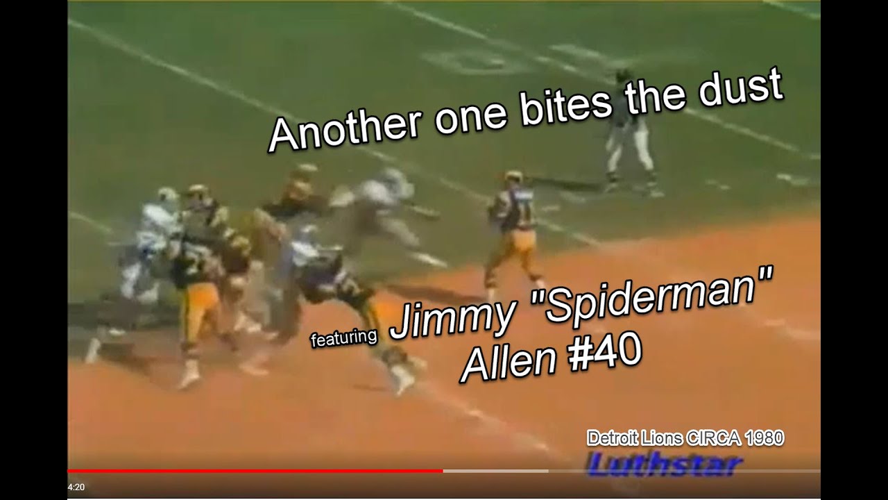 Another One Bites the Dust 1980 Detroit Lions #40