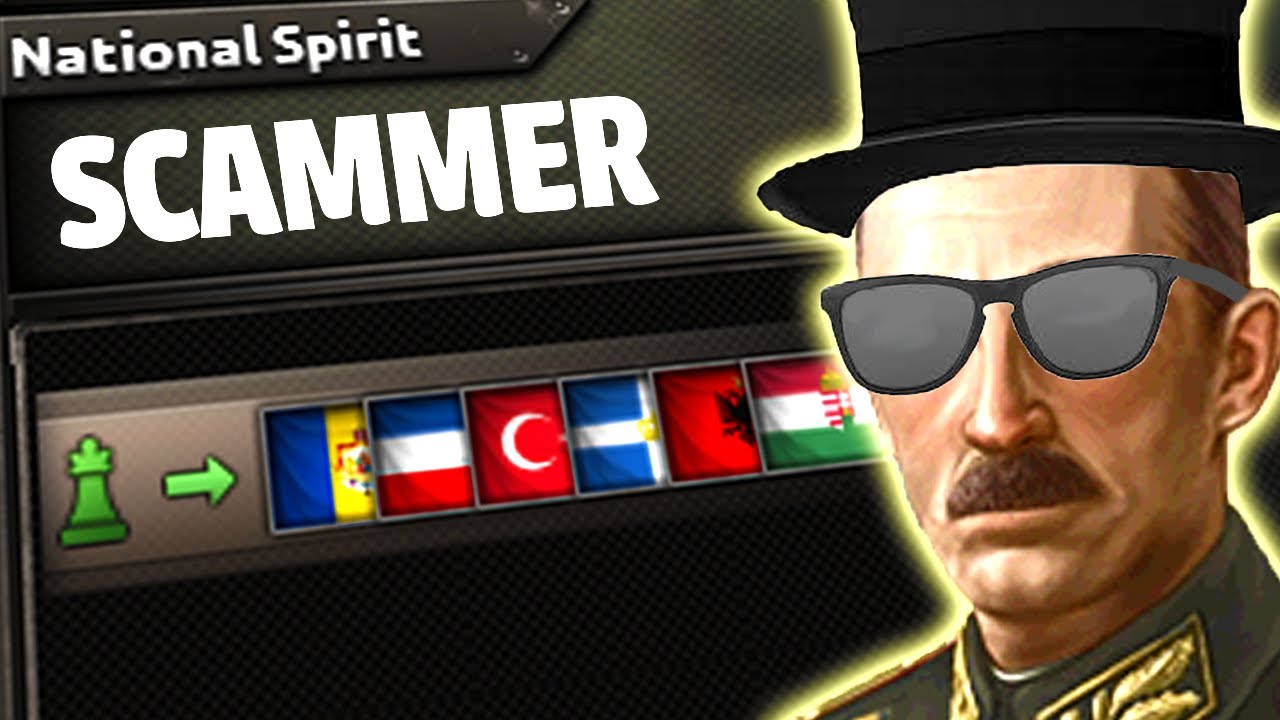 Beating Hoi4 by SCAMMING Other Countries...