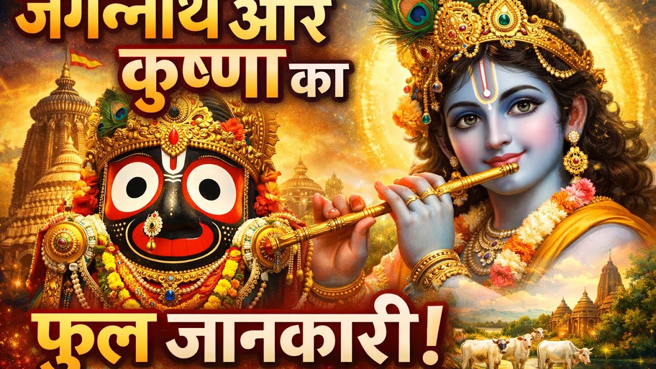 Jagannath Aur Krishna Ka Rahasya | Full Jankari | Jagannath = Krishna Sachai 😲