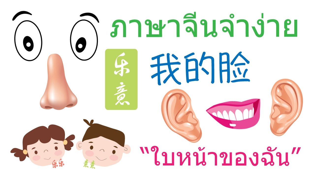 เลิร์นนิ่งอีสท์ ชวนเด็กๆเรียนจีน - ใบหน้าของฉัน (我的脸)