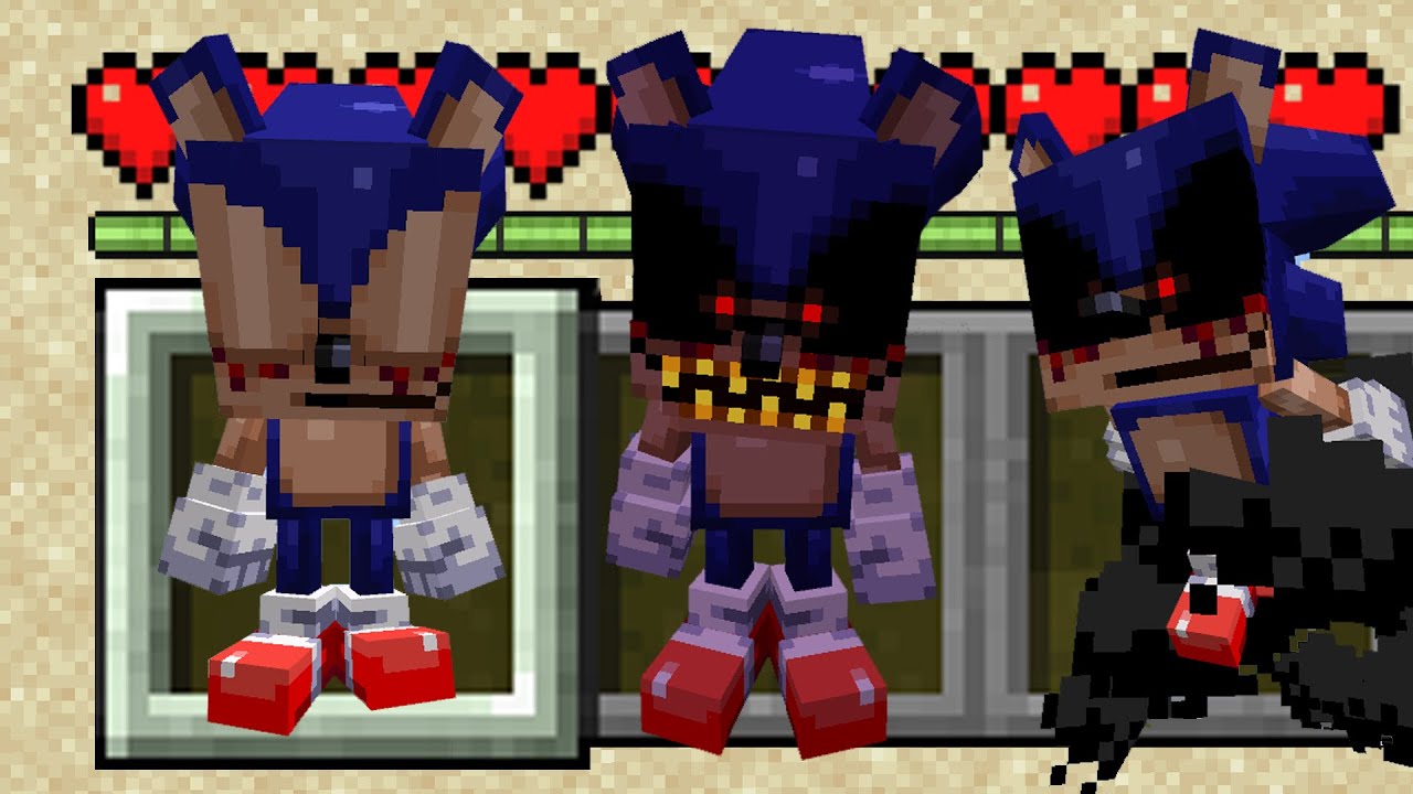 Minecraft PE : NEW SONIC.EXE ADDON in Minecraft Pocket Edition