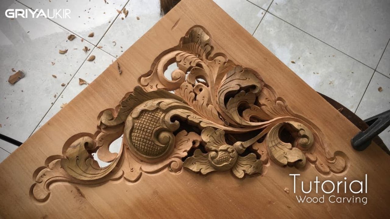 Watch this video, difficult wood carving made easy