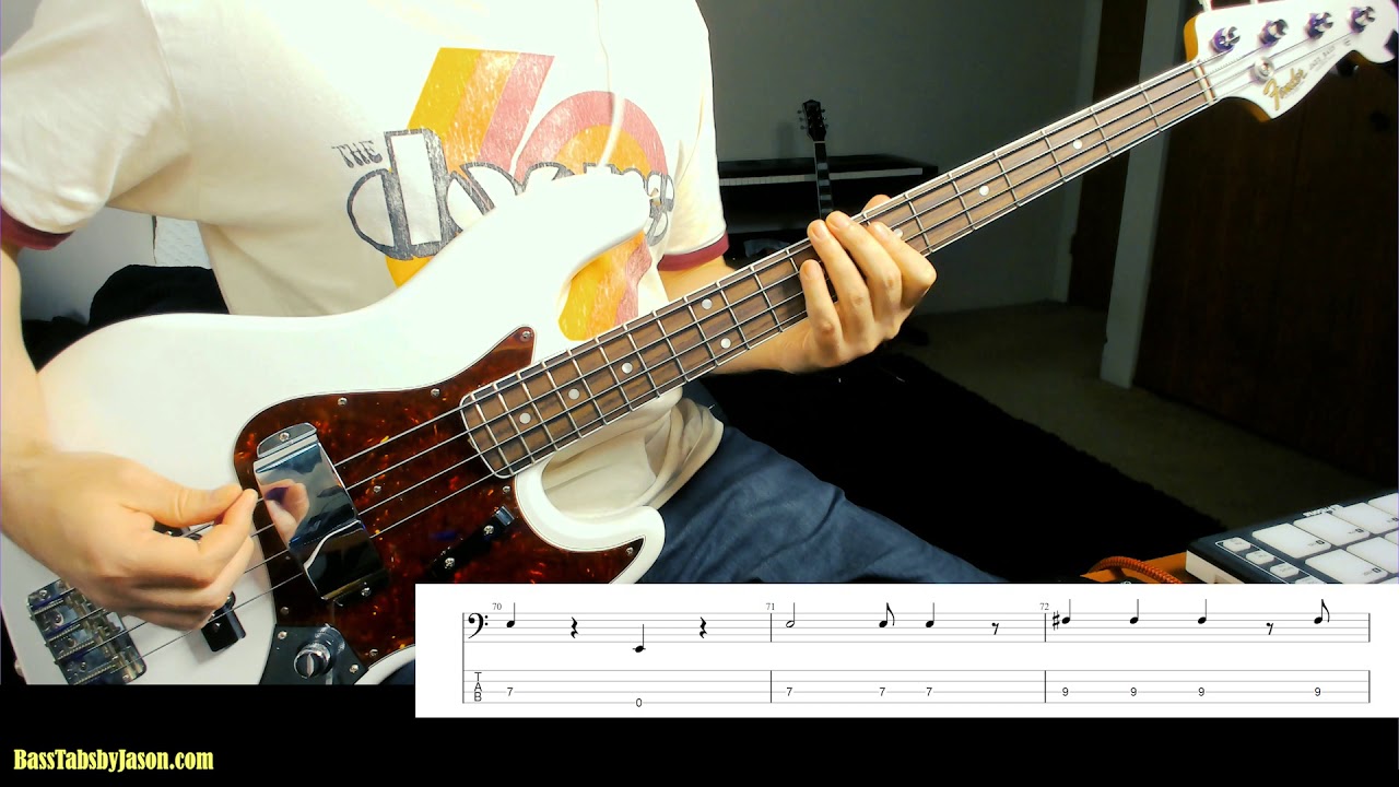 Time (Live 1974) Pink Floyd Bass Cover with Tabs