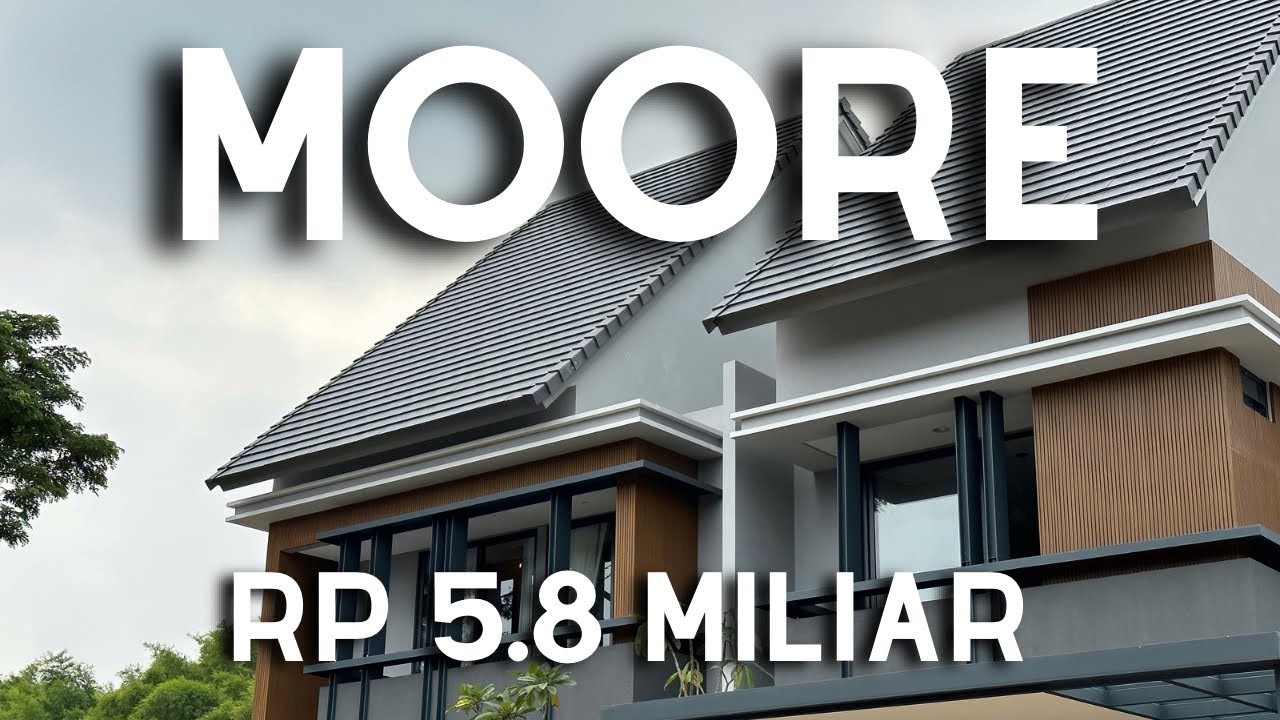 NYKKA tipe MOREE 8x20 Sutera Narada Alam Sutera - Rumah Modern Tropical mulai Rp 5.8M