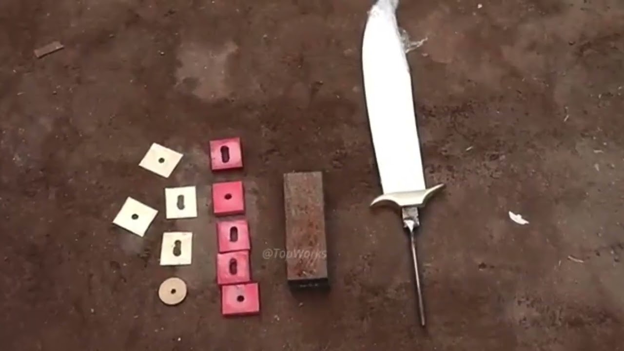 How the Hollywood Rambo Knife Is Made from Old Rusted Bearing | Sharp Survival Knives