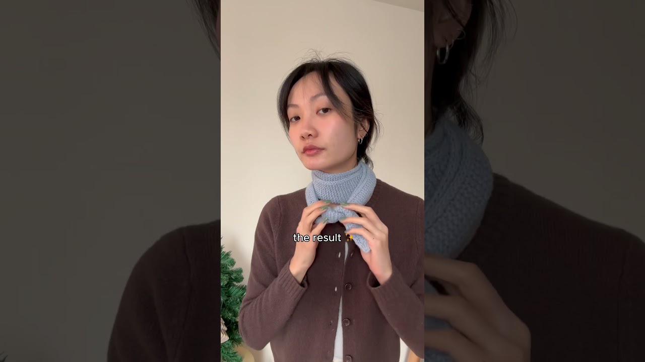 the coziest lil scarf for winter ❄️ | sophie scarf by petite knit #knitting #winterfashion