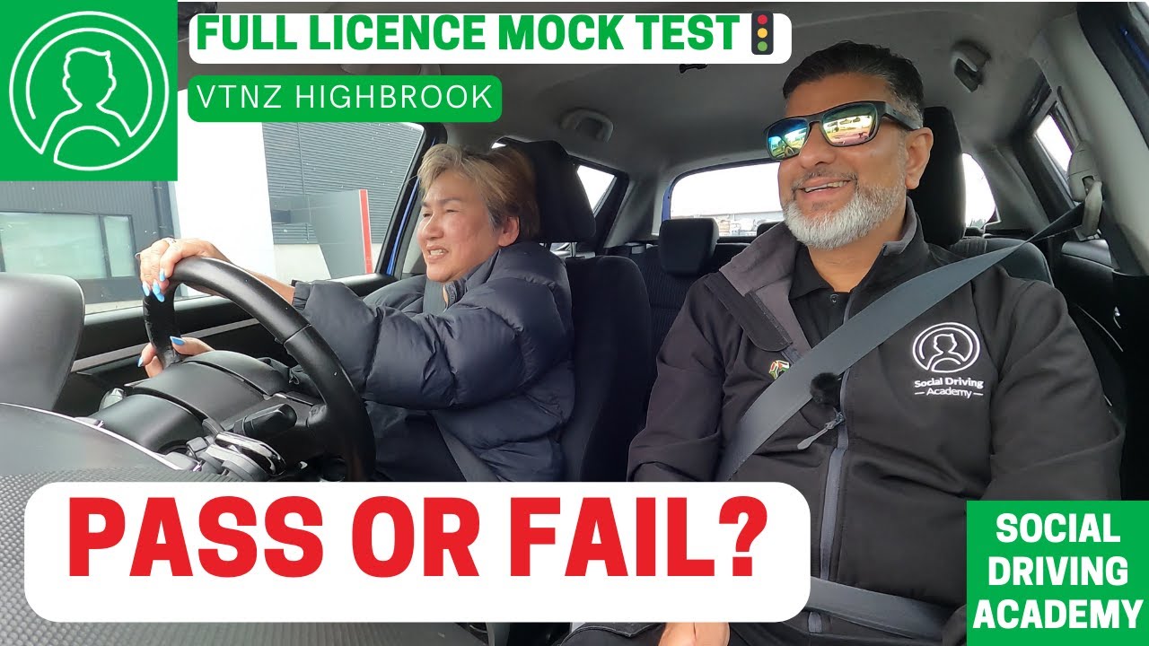 🚗 Full Licence Mock Driving Test with Nita | NZ Driving Test Preparation | VTNZ Highbrook  🚗