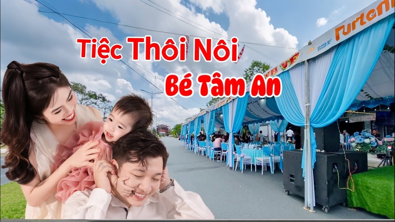 Thôi nôi bé Tâm An, tiệc sinh nhật tại Tân Ngãi-Thành phố Vĩnh Long #vĩnhlong #nhacsong #sinhnhat